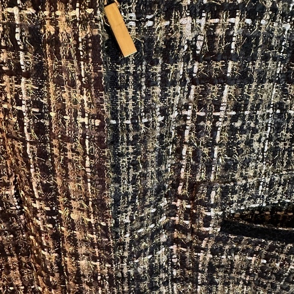 💙3/$20 JONES, New York Tweed Metallic Jacket Size 6 - Picture 5 of 10